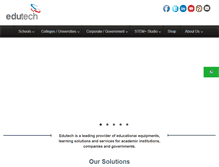 Tablet Screenshot of edutechindia.com
